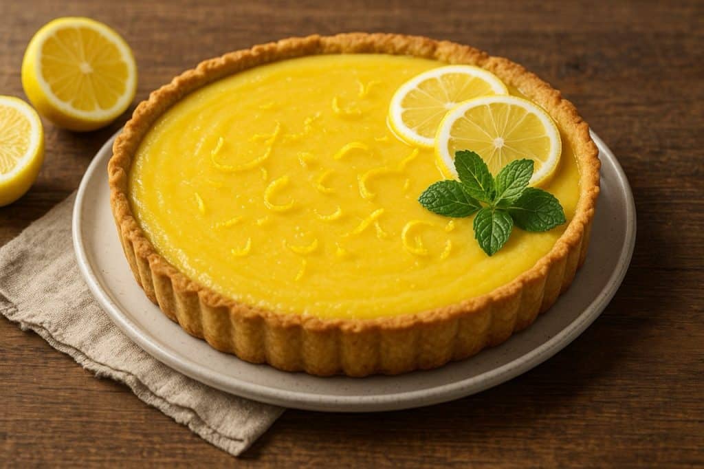 Recette de tarte au citron vegan facile et rapide