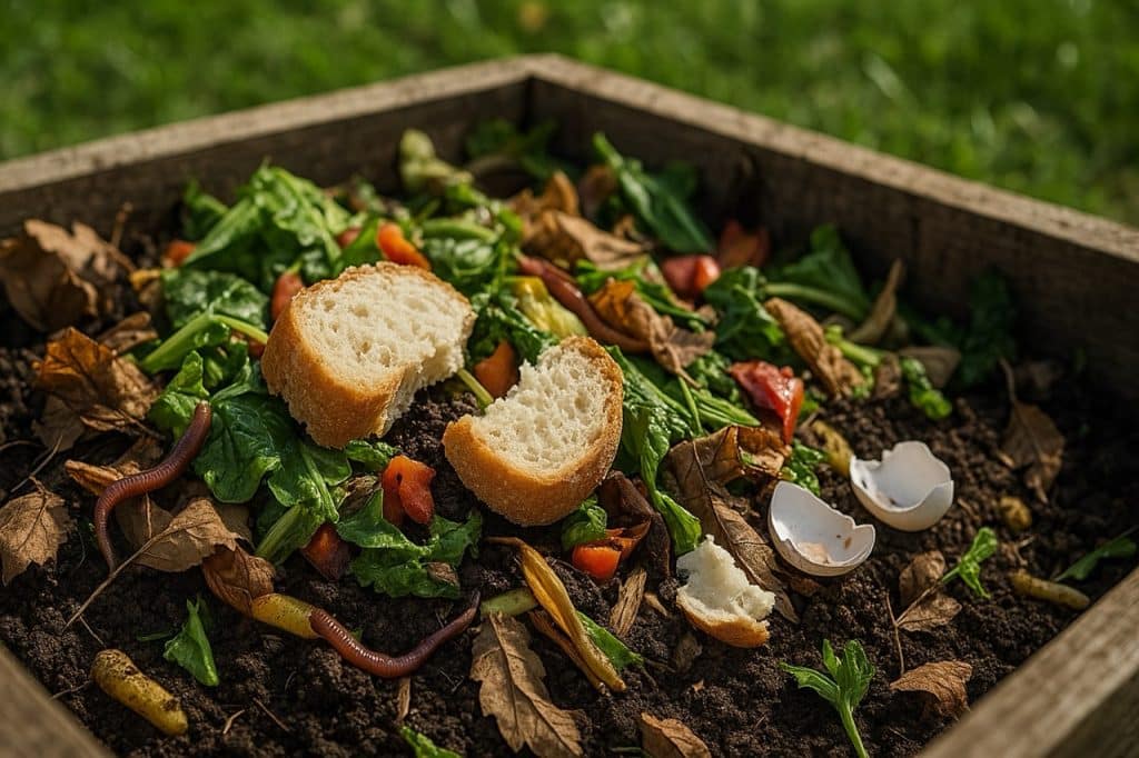 Est-ce que je peux composter du pain ?