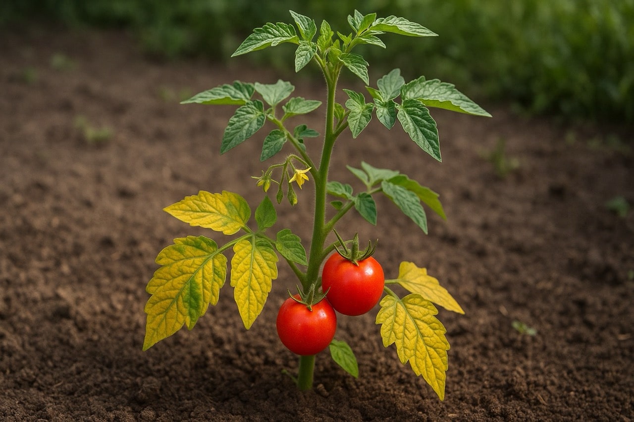 Pourquoi est-ce que les feuilles de mes plants de tomates jaunissent-t-elles