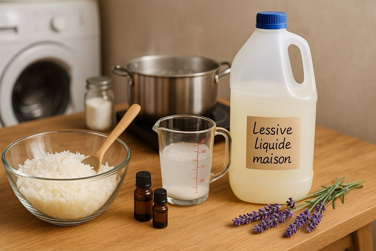 Découvrez notre recette de lessive liquide maison