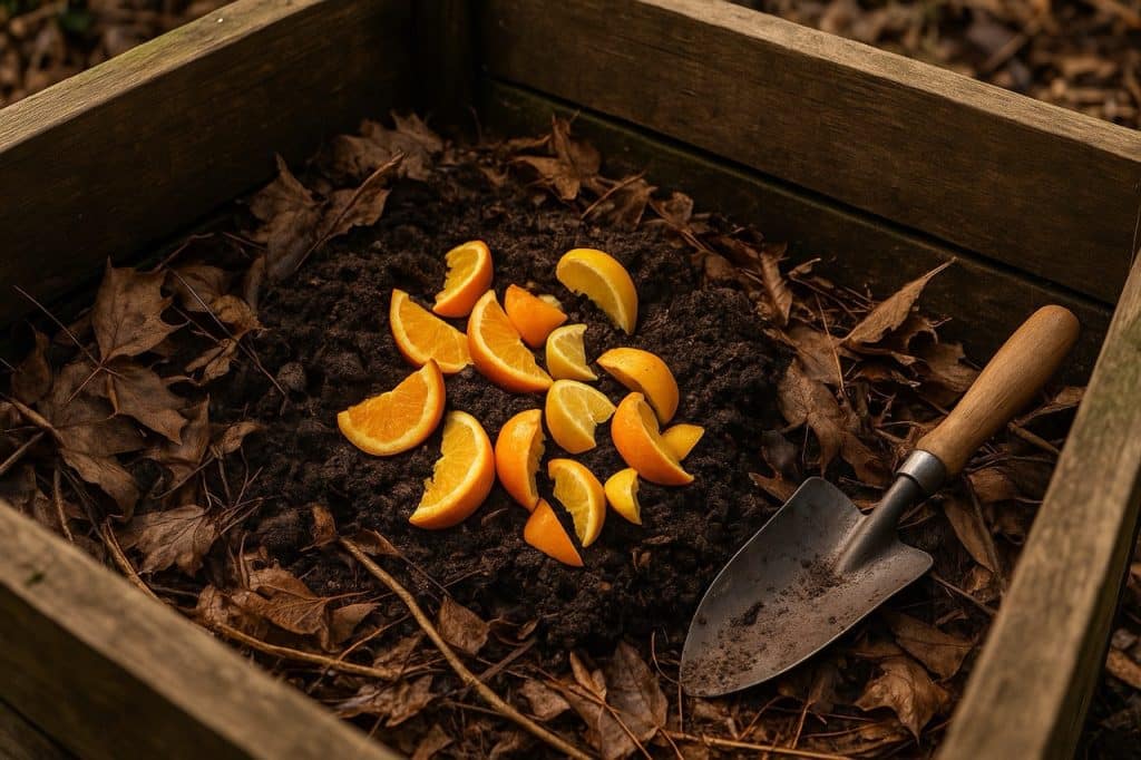 Est-ce que je peux mettre des agrumes dans le compost