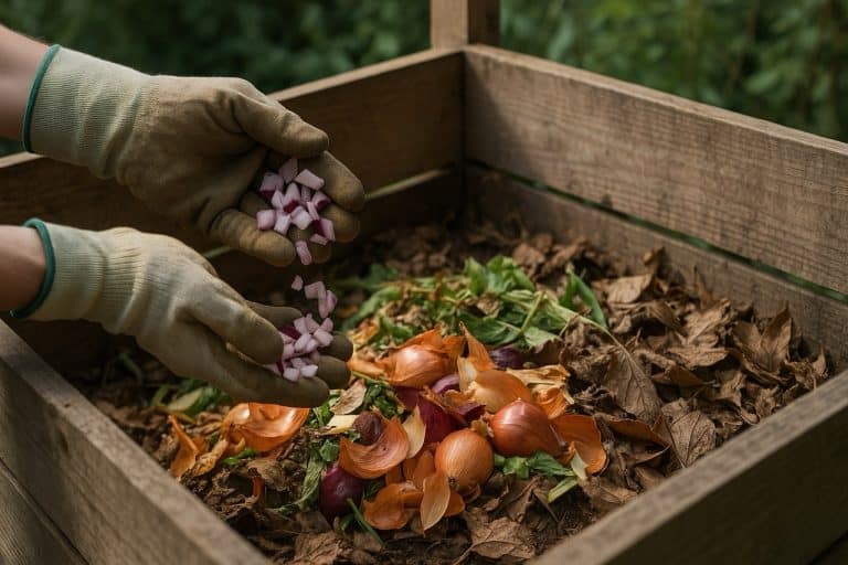 Est-ce que je peux mettre des oignons dans le compost