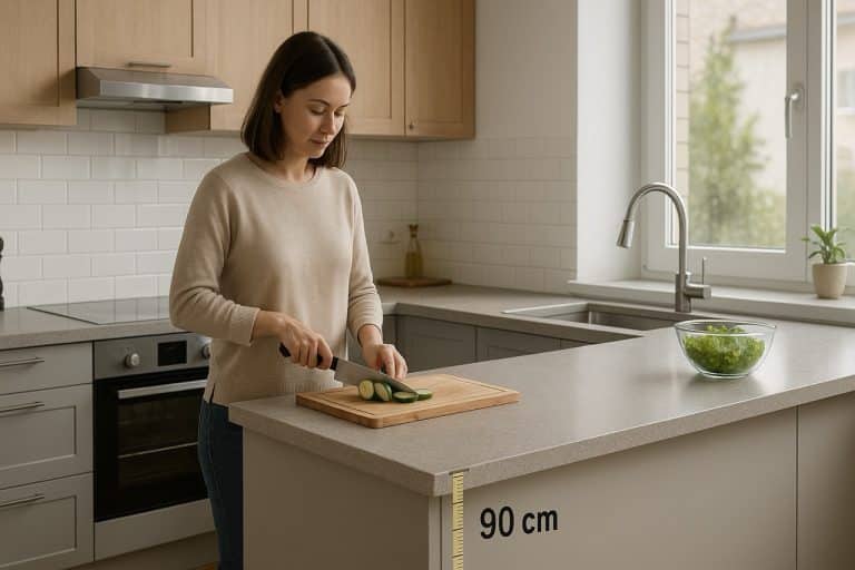 Quelle est la hauteur idéale d'un plan de cuisine